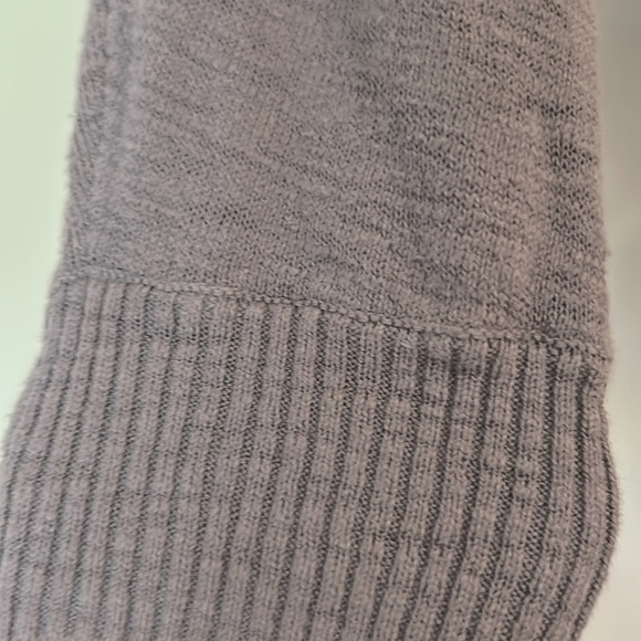 American Eagle Cardigan Size Small  Orange Gray Women's Lightweight Knit Sweater - Picture 7 of 10